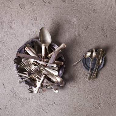 Vintage mutfak eşyaları koleksiyonu