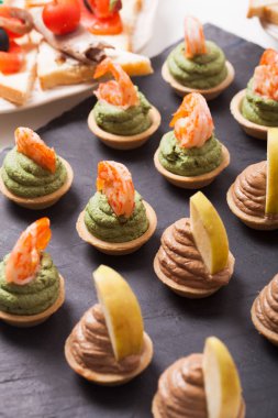 Gurme lezzetli tartlets