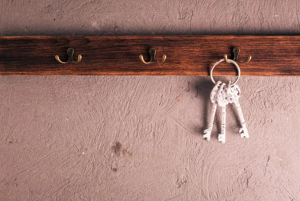 Keys on hooks — Stock Photo, Image