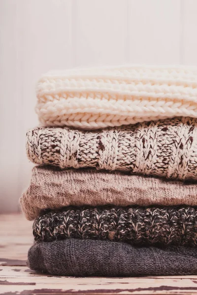 Collection of woolen clothes — Stock Photo, Image