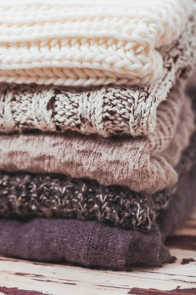 Collection of woolen clothes — Stock Photo, Image