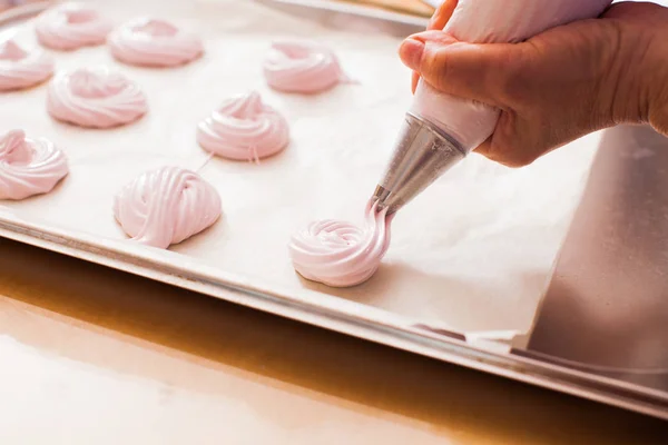 Home cooking marshmallow — Stock Photo, Image