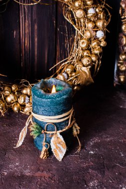 Altın christmas dekor