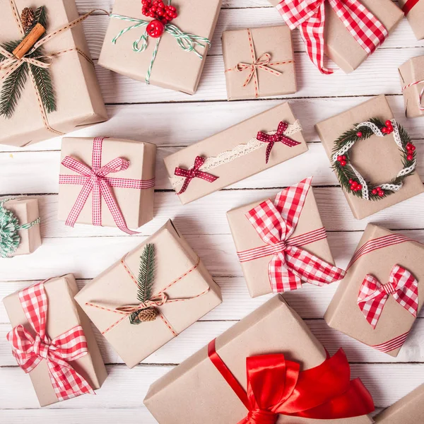 Kerst ambachtelijke vakken — Stockfoto