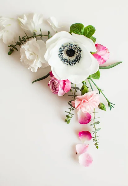 Bloemen bruiloft frame — Stockfoto