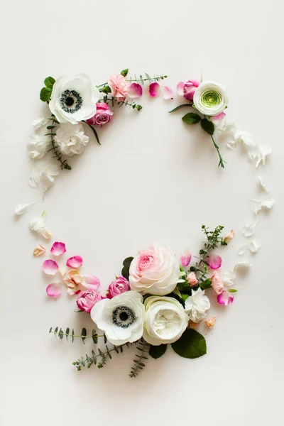 Floral wedding frame — Stock Photo, Image