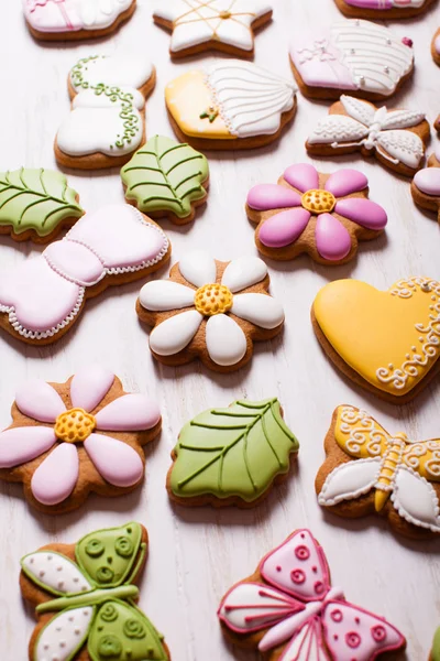 Sweet holiday gingerbreads — Stock Photo, Image