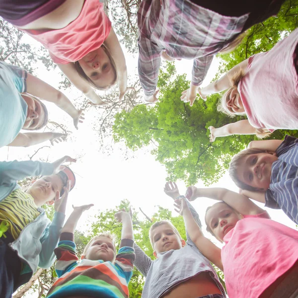 Team van zomerkamp — Stockfoto