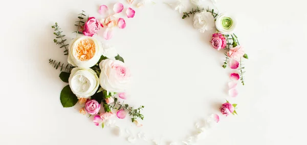 Çiçek düğün çerçeve — Stok fotoğraf