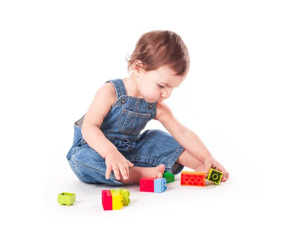 Bambino con un giocattolo — Foto Stock