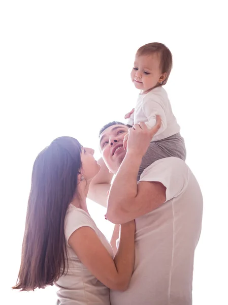 Anya és a baba szórakozás — Stock Fotó
