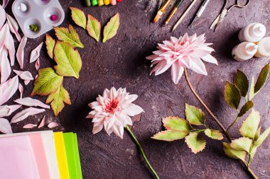 DIY gerçekçi çiçek yapma