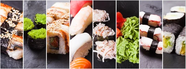 寿司类型集 — 图库照片
