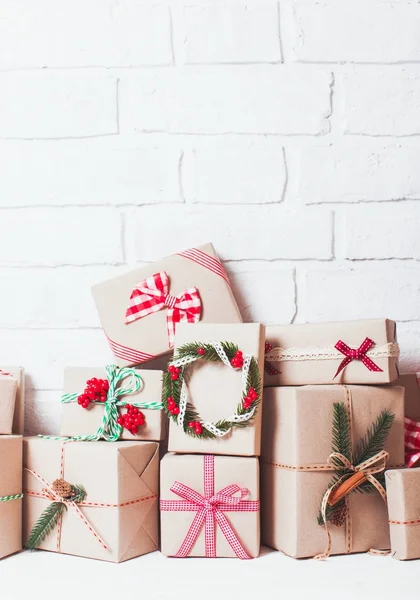 Kerst ambachtelijke vakken — Stockfoto