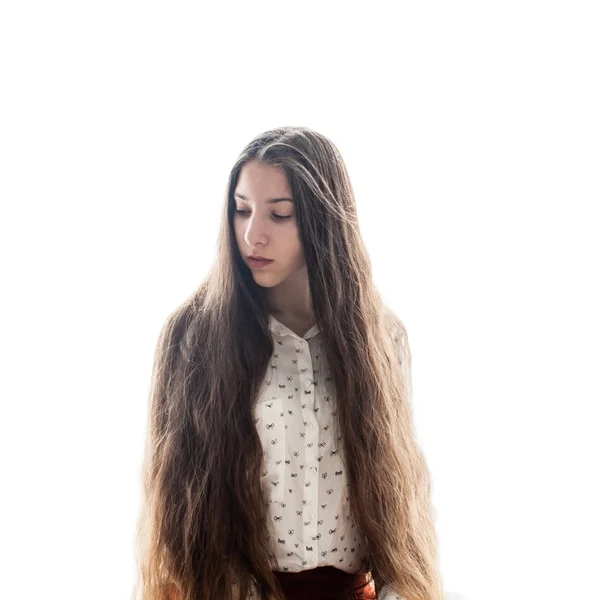 Velmi dlouhé vlasy — Stock fotografie