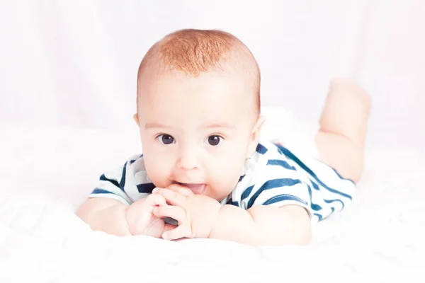 First baby teeth — Stock Photo, Image