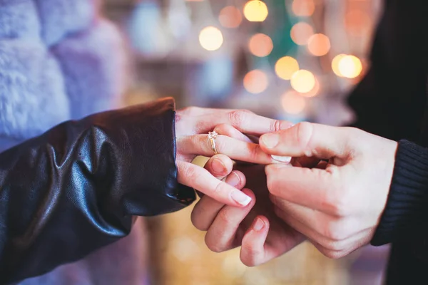 The marriage proposal — Stock Photo, Image