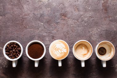 Kapuçino hazırlama aşamaları