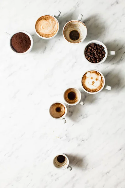 Sortimento xícara de café — Fotografia de Stock