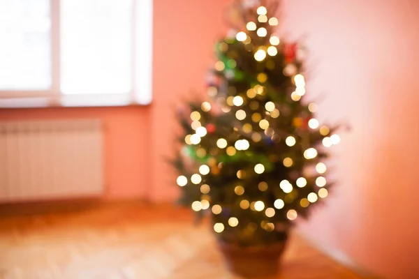 Albero di Natale sfocato — Foto Stock