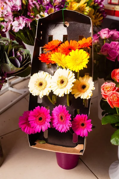 Bunches de flores para venda — Fotografia de Stock