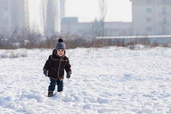 The winter walking — Stock Photo, Image
