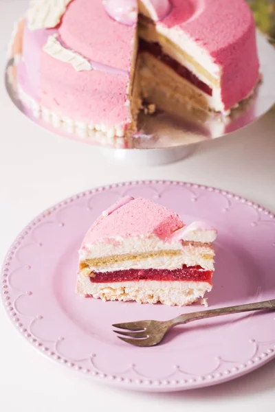 Delicioso pastel francés — Foto de Stock