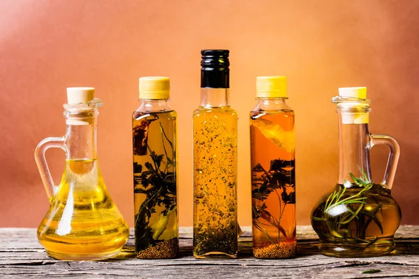 Spicy oils set — Stock Photo, Image