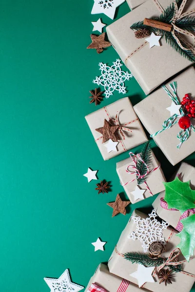 Craft aroma gift  wrapping — Stock Photo, Image