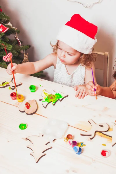 Handmade Christmas decorations — Stock Photo, Image