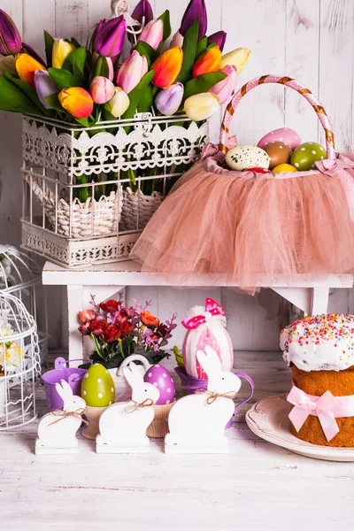 Easter bunny decor — Stockfoto
