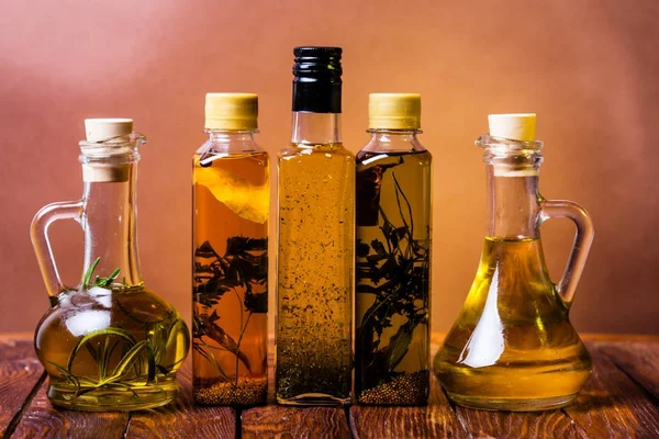 Spicy oils set — Stock Photo, Image