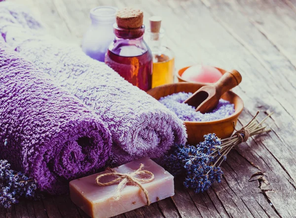 Concepto de spa lavanda — Foto de Stock