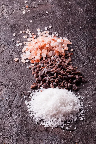 Various tupes of salts — Stock Photo, Image