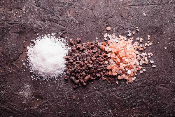 소금의 다양 한 tupes — 스톡 사진