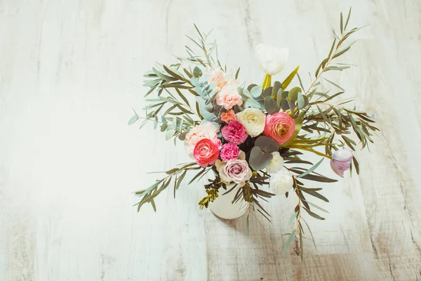 Spring pink bouquet — Stock Photo, Image