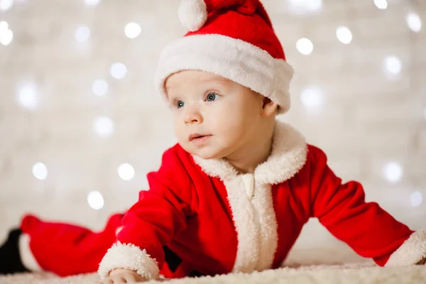 Pequeño bebé de Santa — Foto de Stock