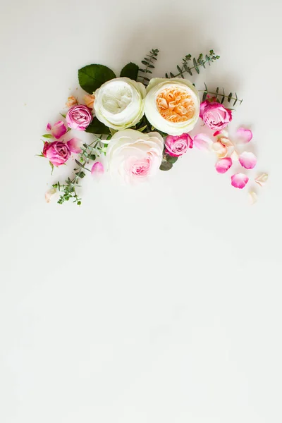 Цветочные свадебные рамки — стоковое фото