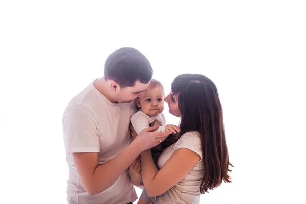 Mamma och baby har roligt — Stockfoto