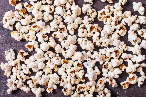 Dağınık patlamış mısır Üstten Görünüm