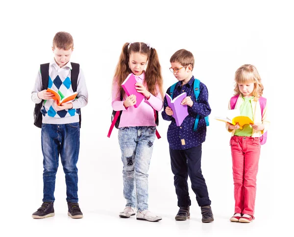 De leerlingen zijn klaar voor school — Stockfoto