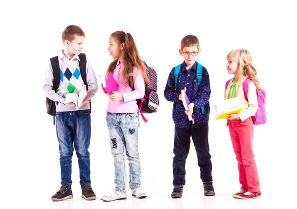 De leerlingen zijn klaar voor school — Stockfoto