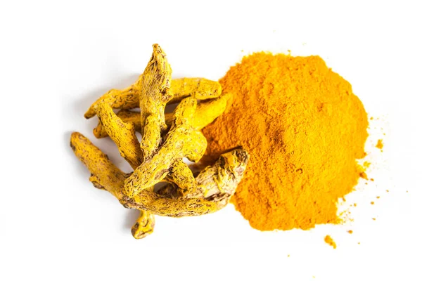 La curcuma in polvere — Foto Stock