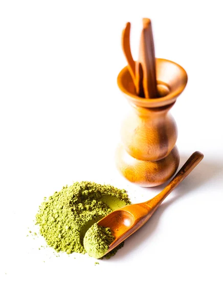 Mucchio di tè Matcha — Foto Stock