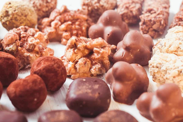 Os doces de chocolate — Fotografia de Stock