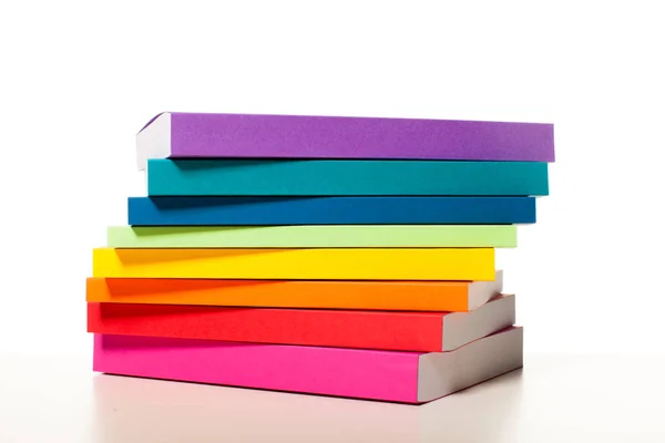 Coleção colorida dos livros — Fotografia de Stock