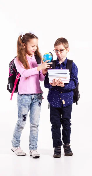 Gli alunni sono pronti per la scuola — Foto Stock