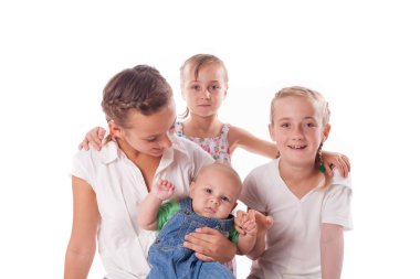 Aile çocuk portresi