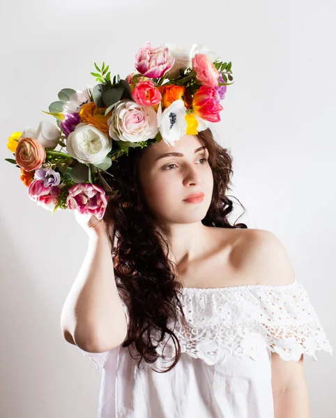 Schönheit Mode Frühling Frau — Stockfoto