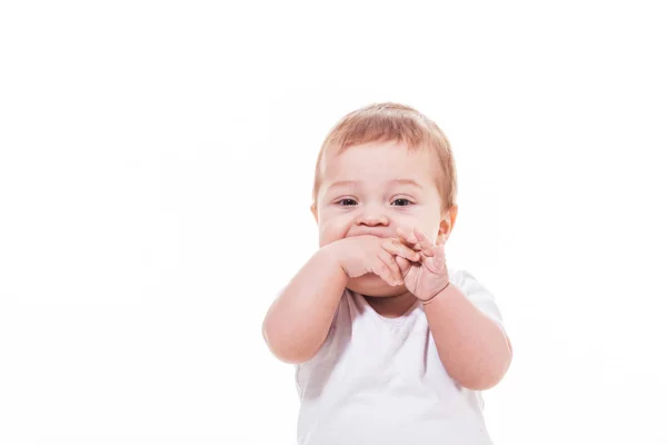 赤ちゃんの歯が生える分離 — ストック写真